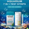 100pcs Aquarium Test Strips 7 In1 Fish Tank Pond Test Strips Freshwater
