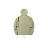 Li Ning Vital Series Embroidered Loose Hooded Sports Windbreaker Unisex Outerwear Agarwood-Green AFDU259-5