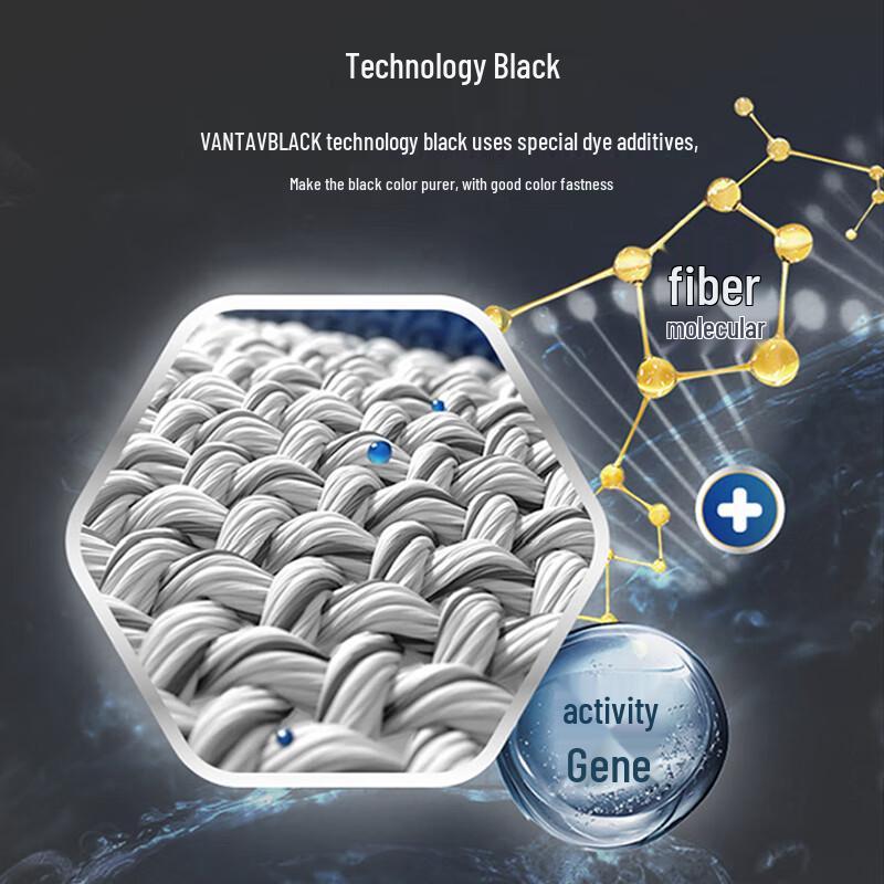 Lilang Men's Tech Black 2.0 Slim-Fit Casual Pants