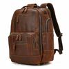 Vintage Men's Backpack Crazy Horse Leather Backpack