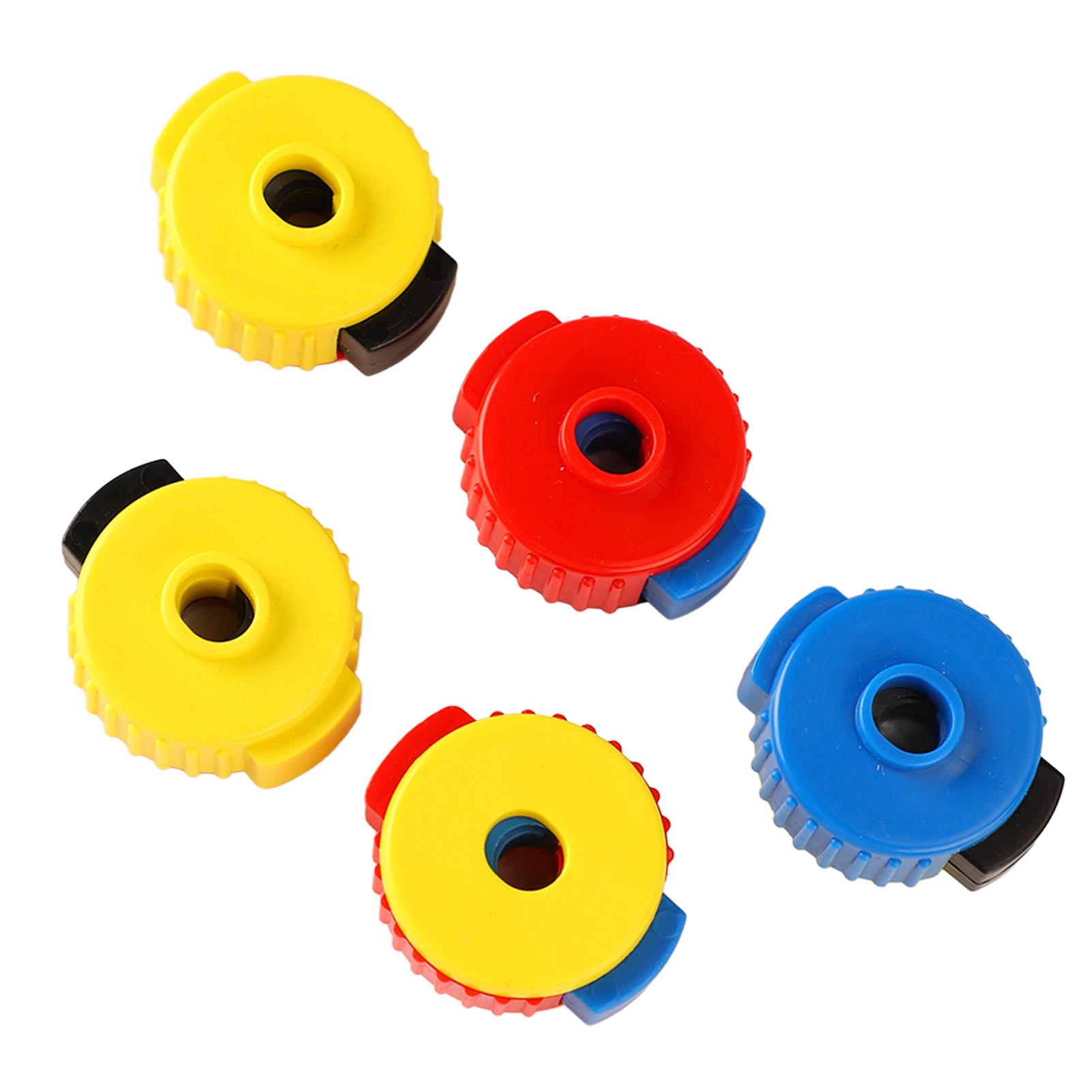 

5 шт. Быстросъемная гайка для тарелки барабана, Легкая, Компактная конструкция, Комплект быстросъемных гаек для тарелки