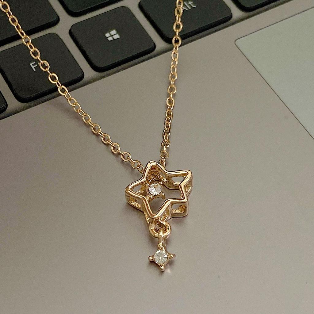 Liquid Lava Moon Star Pendant Necklace & Sweet Spicy Girl Earrings – European & American Style