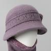 Hat women's autumn and winter warm knitted wool hat winter new hat