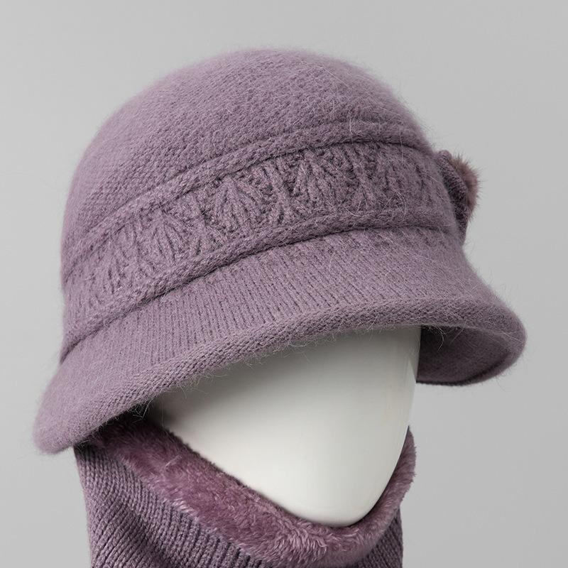 Hat women's autumn and winter warm knitted wool hat winter new hat