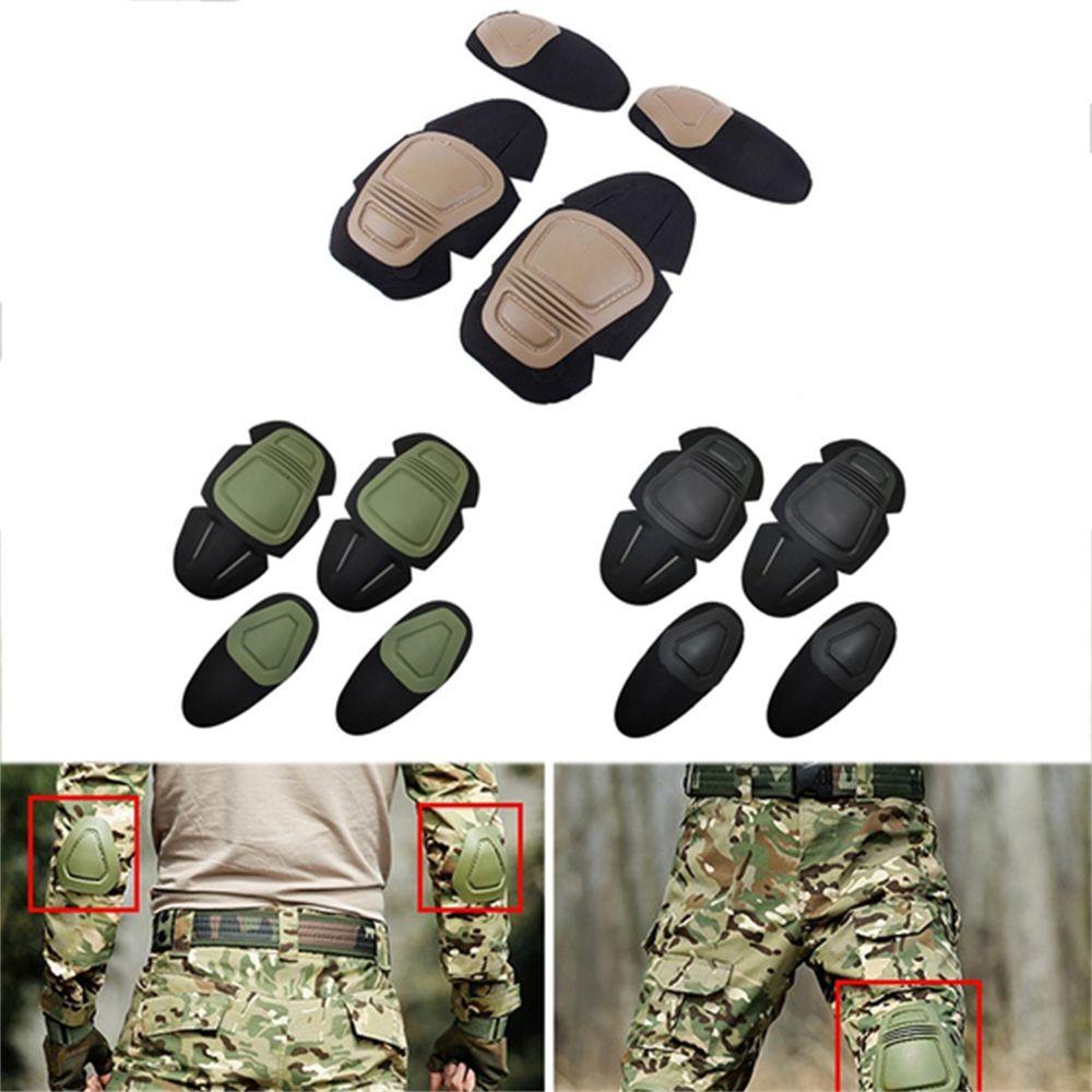 Airsoft Knee Protector Set for Frog Suit Knee Pads Military Elbow Support Protector Pad Elbow Pads