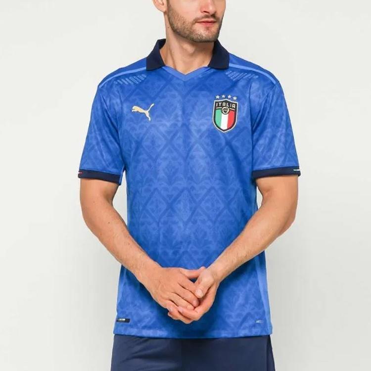 Puma Italy Home Match Shirt 2020 2021 'Blue' Men's 762919-01