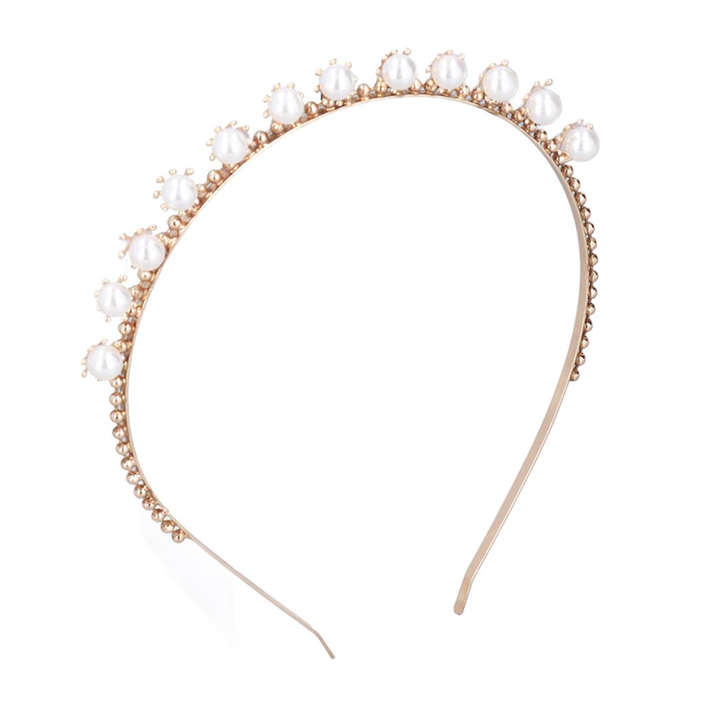Imitation Pearl Headband Good Flexibility Beautiful Practical Exquisite Stylish Hairband Hair