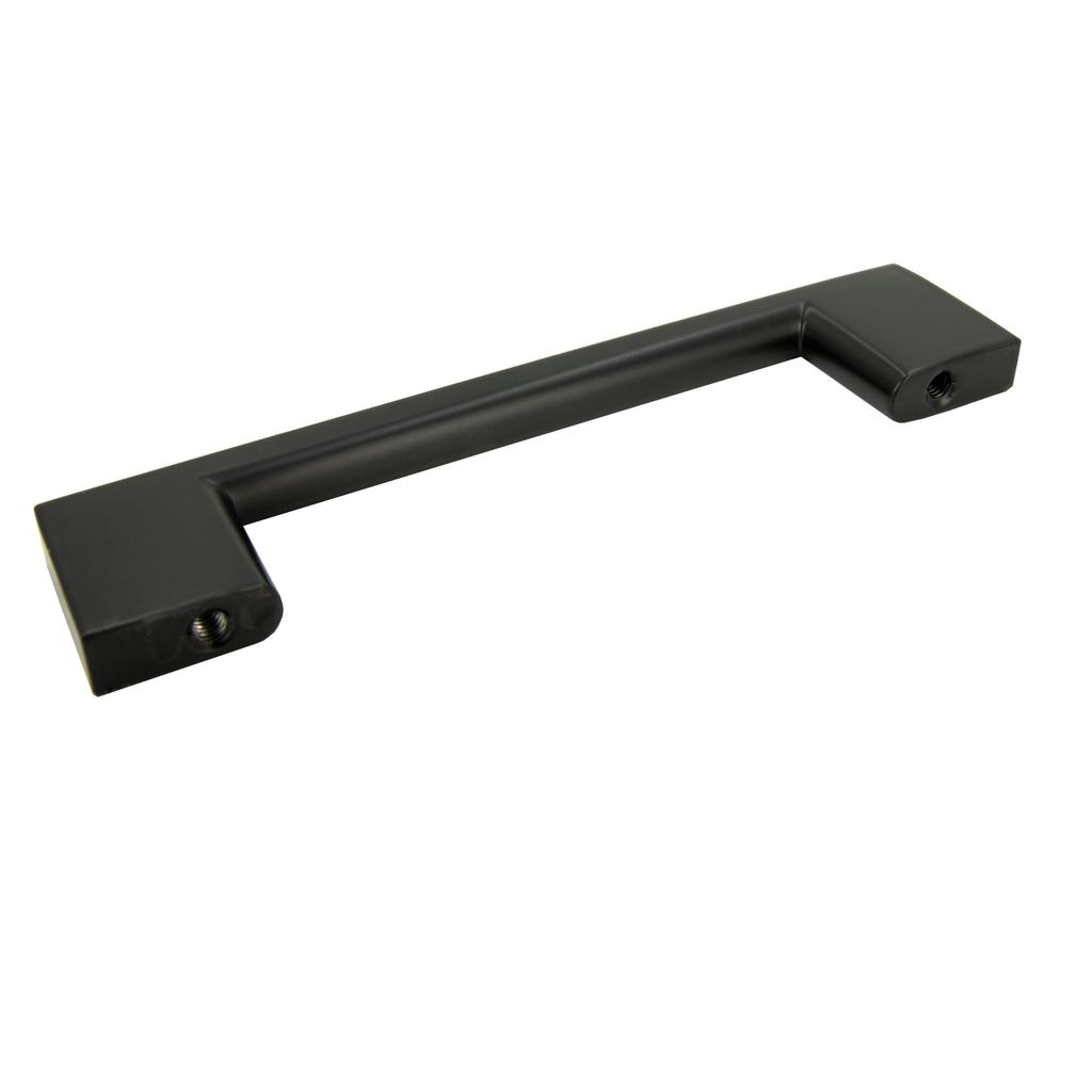 10 x Furniture handle black 96 mm metal