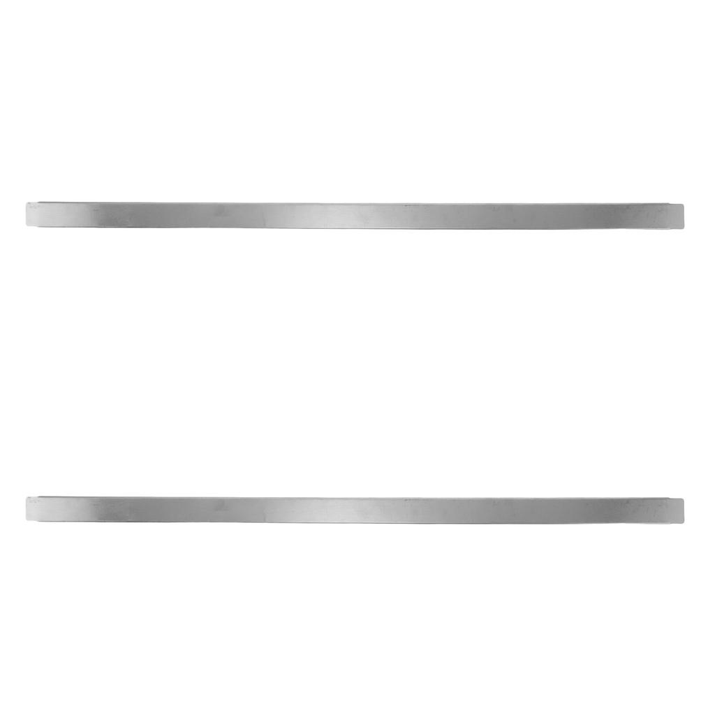 2Pcs Premium Stainless Steel Pan Divider Bars 7.09 Inch Robust Food Service Shelf Dividers Metal Divider Rods for Catering