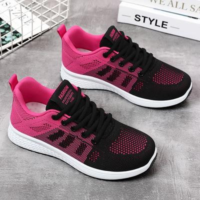 Damen Sneaker Mode Lässige Flache Schuhe Laufschuhe Leichte Keilabsatz Mesh Atmungsaktive Sneaker Bequeme Weiche Vulkanisierte Schuhe