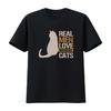 Cat Dad T Shirt Owner Bengal Real Men Love Cats  Vintage Washed Versatile Slightly Homme Soft Comfortable Stretched Casual