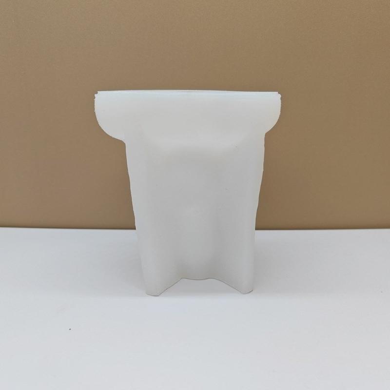 Candle Moulds Clay Moulds Crafts Moulds Hand-making Supplies Buddhas Shape Non-stick Silicone Material for Figure Craft