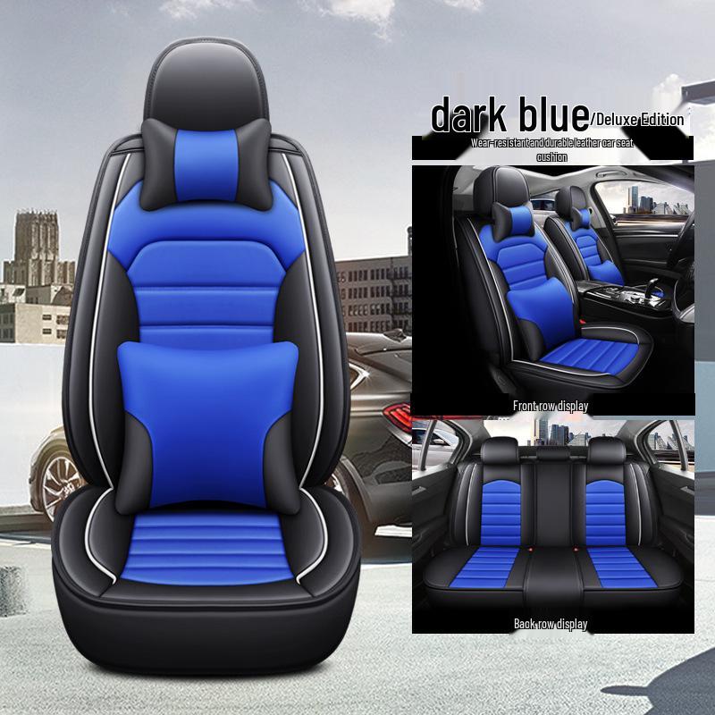 Full Surround Leather Car Seat Cover - Breathable, All-Season Comfort
