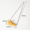 Simulation Fried Chicken Legs Wings Pendant Necklace, Funny Creative Food Jewelry for Women Men, Fashion Chicken Necklace Gift