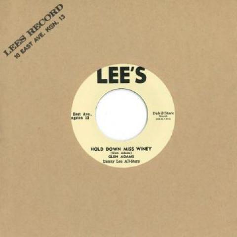 

7inch Record GLEN ADAMS / GLEN ADAMS - Hold Down Miss Winey / I Remember DSRBL709 Bunny Lee/Dub S 1968 Japan Reggae, Ska & Dub