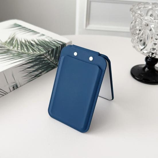 Magnetic Card Holder with Mirror Anti-slip Phone Stand for Magsafe for iPhone