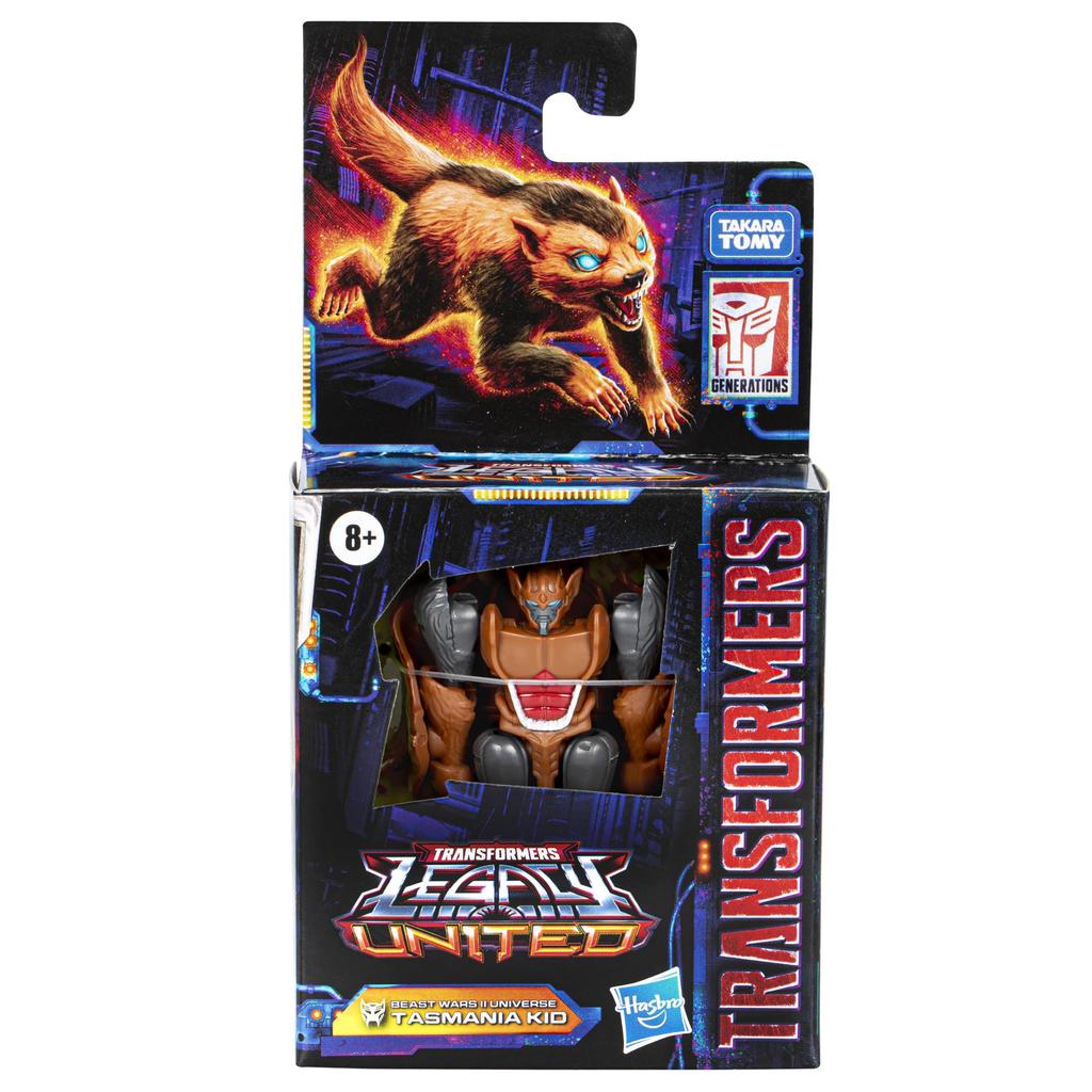 Transformers Legacy United Core Class Beast Wars II Universe Tasmanian Transforming Action Figure Kid, 3.5-Inch 8+