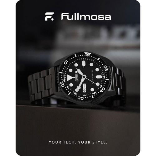 Fullmosa Stainless Steel Watch Band, 18mm, 20mm, 22mm, 24mm Replacement Band, Metal Band Strap, Business Style, Includes Replacement Strap Adjustment