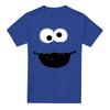 Sesame Street Unisex Adult Cookie Monster Crayon Heather T-Shirt