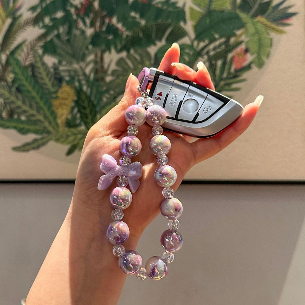 Colorful Cartoon Rabbit Acrylic Keychain & Phone Charm