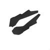 2 Pieces Center Console Antiscuff Mat Molded Side Pad Matte AntiScratch for