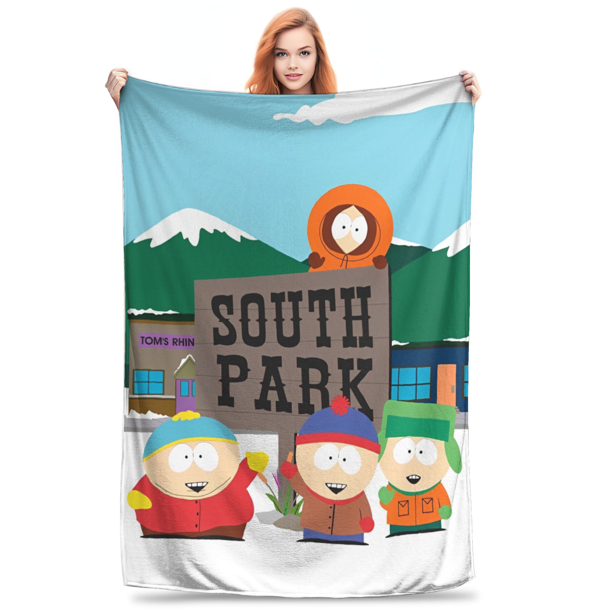 

Super Soft Souths Parked Throw Blanket Premium Flannel Fleece Lightweight Bed Blanket Fuzzy Plush Blankets All Season Use 75x90cm