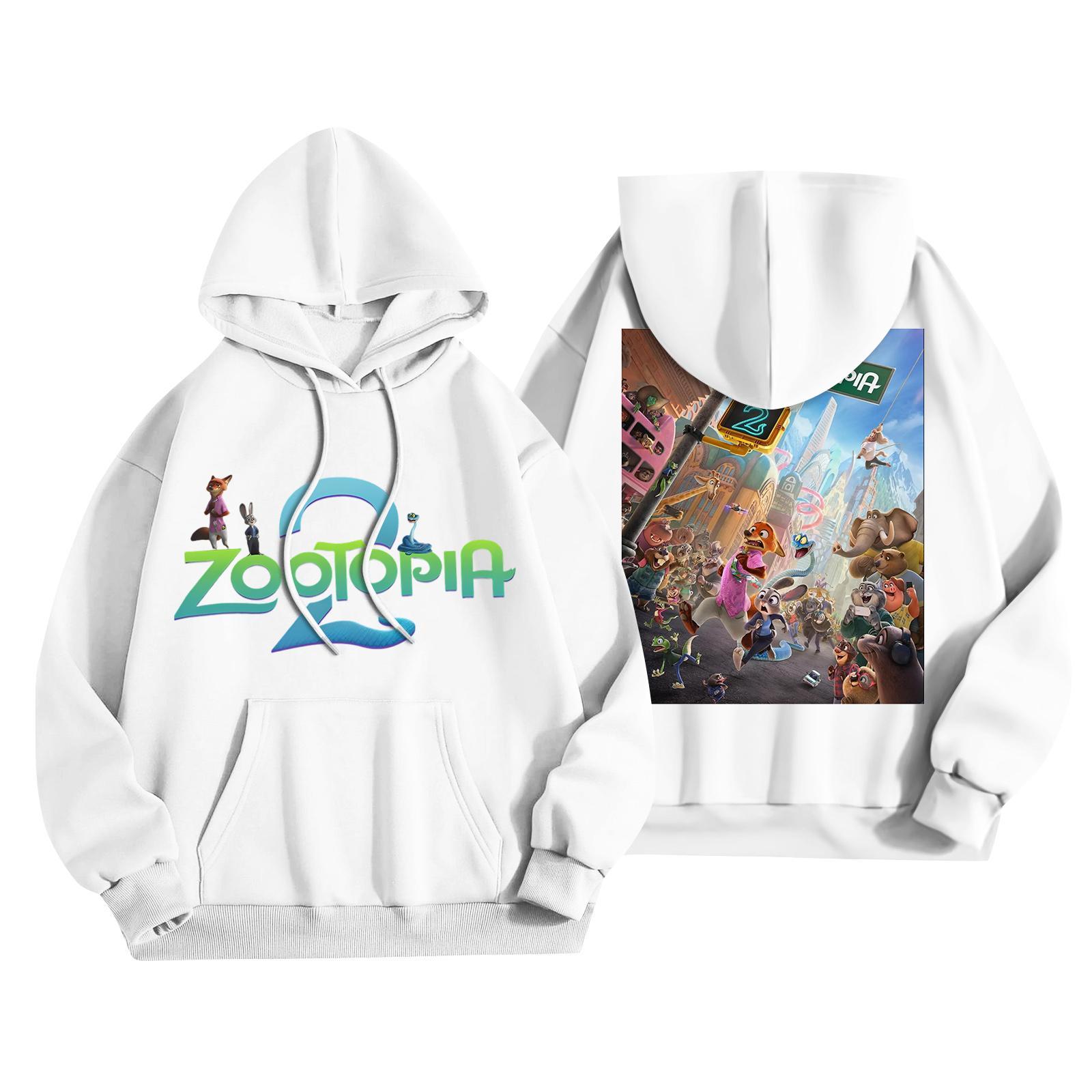 

Children s Fashionable Casual Long-Sleeved Cartoon Print Hooded Sweatshirt 160