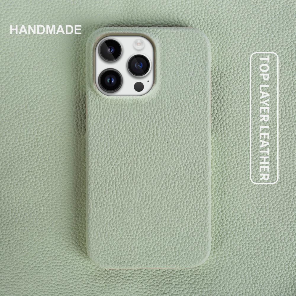 Cowhide Genuine Leather Case For For Iphone 14 Pro 17pro Max 15 12 13 14 XR XSMAX 7 8 SE Cases Phone Cover Fundas Carcasa
