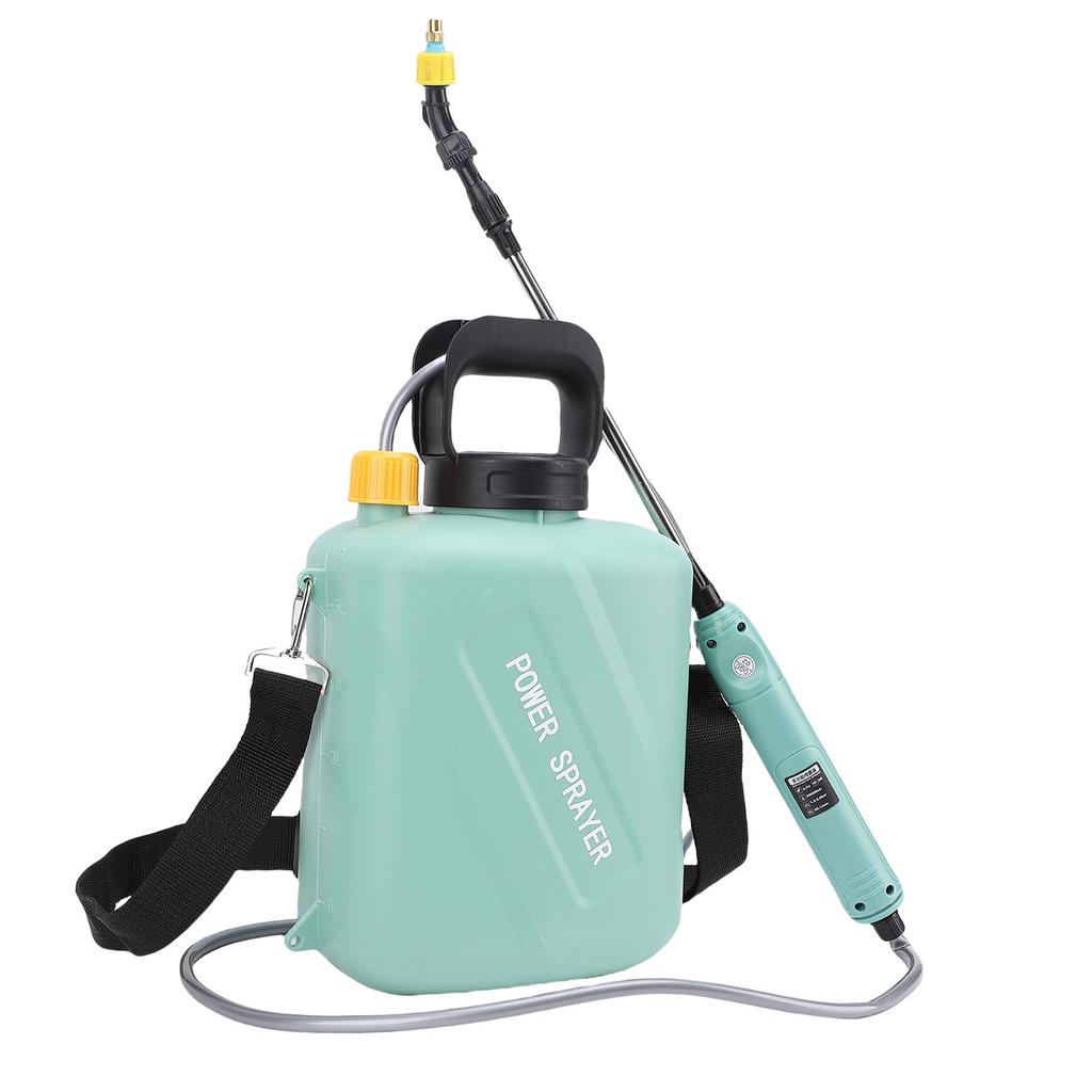 Elektrische Spritze mit 3 Düsen Ausziehbarer Sprühstab USB Wiederaufladbarer Griff 6L Batteriebetrieben