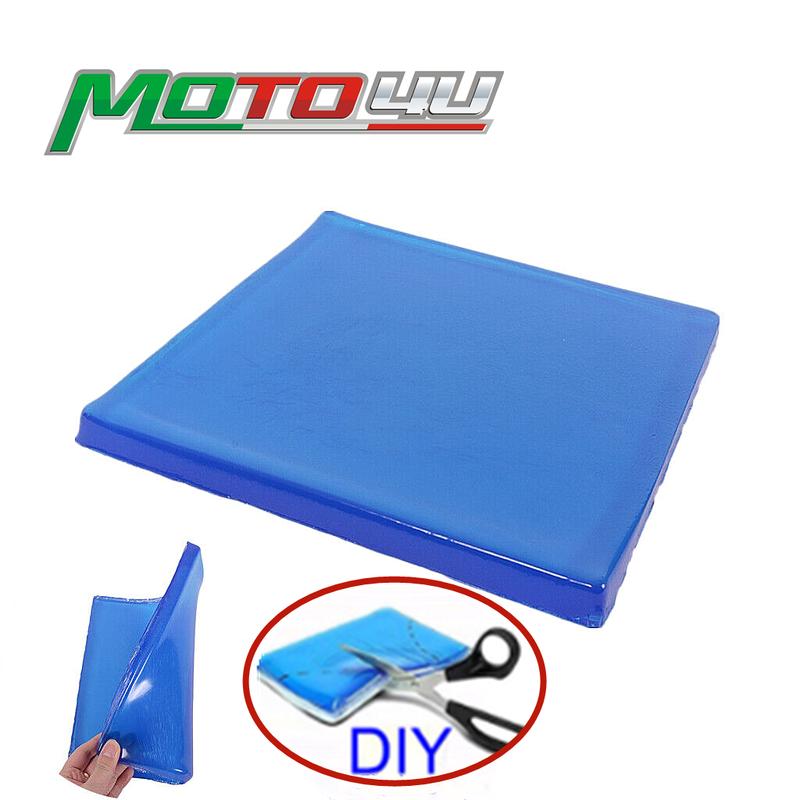 25*25*1CM DIY Motorcycle Seat Gel Pad Shock Absorption Soft Comfortable Cushion Universal Accessories 1pc