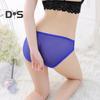 Sexy Transparent Mesh Briefs See Through Solid Color Ultra Thin Low Rise Panties Breathable Girls Underpants Daily Wear