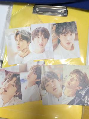 BTS (Bangtan) Today's Clipboard Poca Set