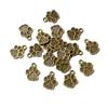 40pcs 15x11mm Antique Silver Plated Bronze Cat Or Dog Footprint Handmade Charms Pendant DIY Jewelry Making Accessories