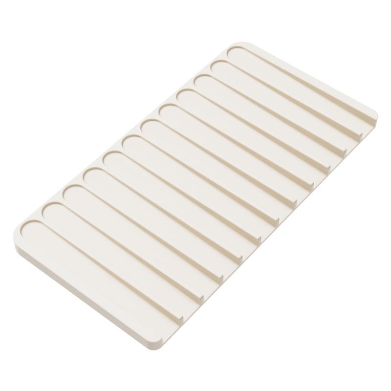 Silicone Drain Mat Three Colors Bar Insulation Mat Bar Sink Drain Food Utensil Mat Kitchen Decoration Silicone Mat Accessories бежевый