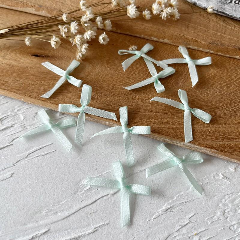 2.5cm Wide Handmade Ribbon Bow Knot for DIY Clothing & Hair Accessories, Card Holders, and Decorations