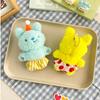 Cute Apron Pants Small Animals Pendant Plush Toys Doll Bag Hanging Ornament Doll Bear Kitten Puppy Doll
