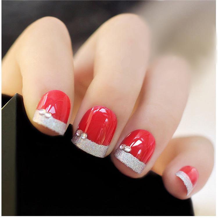 

Бордовые накладные ногти: Милый, носибельный, съемный маникюр с клеем