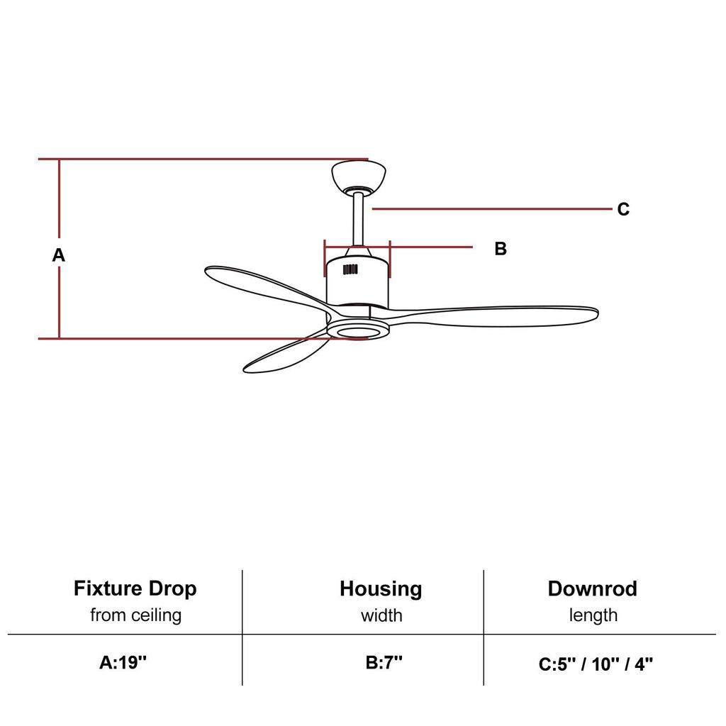 European Minimalist 52-inch Variable Frequency Ceiling Fan Light for Living Room & Dining Area