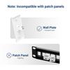 1-10Pcs RJ45 Network Module Punch Free Module Coupler CAT6 CAT5E Toolless Keystone Jack Support Wall Outlet T568A/T568B Wiring