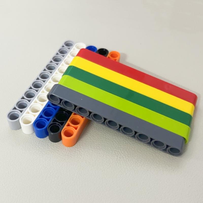 Activating Toys 25Pcs 40490 Liftarm Thick 1 X 9 Brick Toys For Technical Moc Building Block Compatible High-Tech Diy Gifts