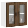 Kitchen Wall Cabinet With Doors, Lucca, Black