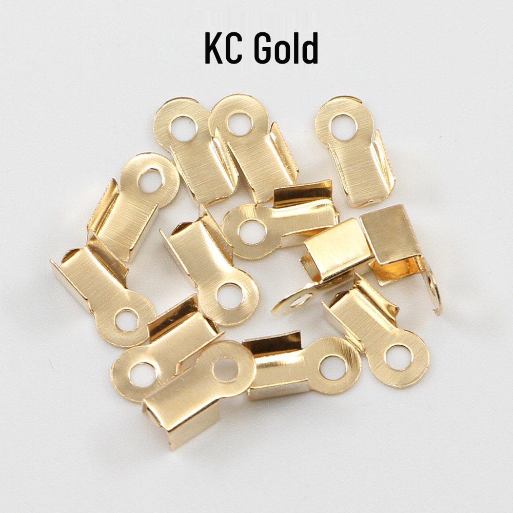 Leather Cord Clamps & Crimp Ends for DIY Jewelry Bracelets