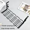New Undertable Storage Rack Computer Desk Wire Organizer Without Perforated Metal Cable Tray Kitchen Storage Accessories