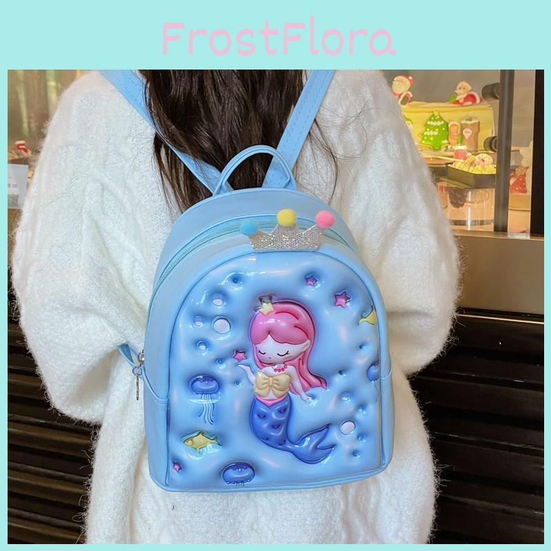 Trendy Pink Animal Themed Childrens Backpack With Soft Polyester Lining For School
