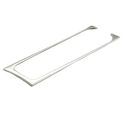 Guarnição de acessórios de estilo de carro, 1 peça de aço inoxidável para citroen c4 2016, tampa frontal do copo de água do carro, interior