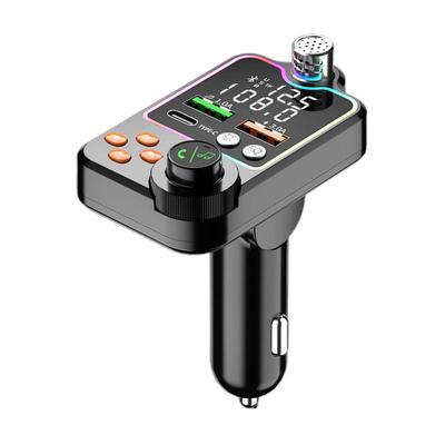 Q15 Bluetooth Car FM Transmitter: Hands-Free MP3 Player with Dual USB Ports & PD 3.1A Charger.