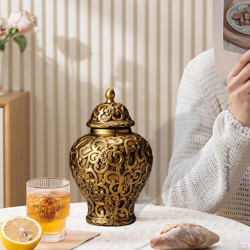 Porzellan Ingwertopf Keramik Blumenvase Chinesische Sammlung Tischdekoration Dekorativ für