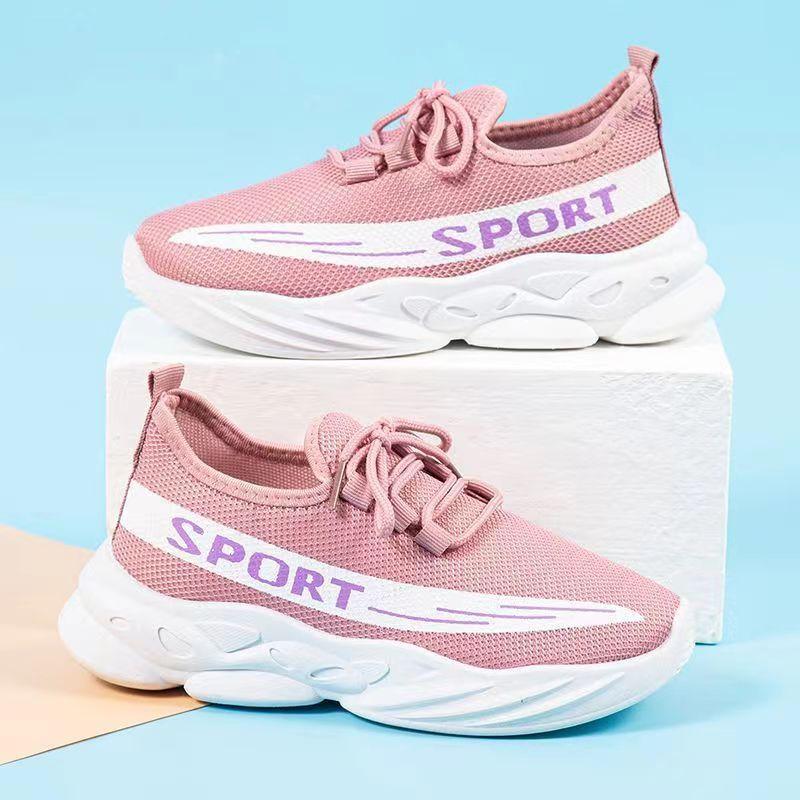 

Мужская и женская обувь, весенние новые нескользящие детские кроссовки для бега, легкие дышащие сетчатые повседневные кроссовки 34