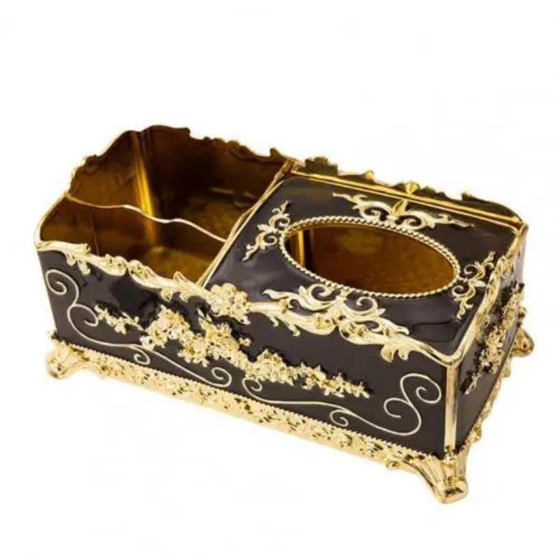 

Коробка для салфеток в скандинавском стиле с крышкой из АБС-пластика, роскошный чехол для салфеток с тиснением, элегантная коробка для салфеток с держателем для пульта дистанционного управления