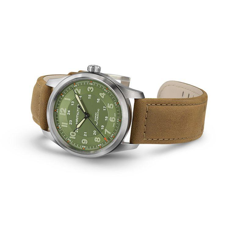 Hamilton Khaki Field Automatic Mechanical Movement Modern Hero Watch Men watches Green H70205860